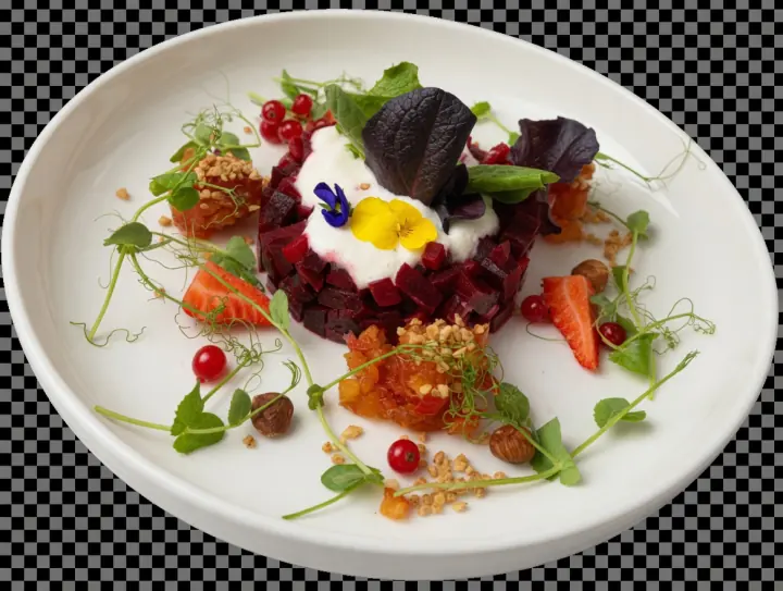 Red Velvet Tatar veggie – Vegetarischer Signature-Start